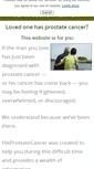 Mobile Screenshot of hisprostatecancer.com